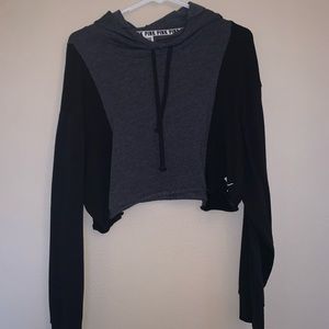 PINK Crop Top Hoodie